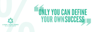 Your Own Success Twitter header (cover) Image Preview