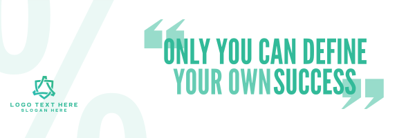 Your Own Success Twitter Header Design Image Preview