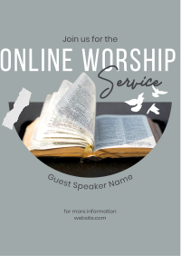 Online Worship Flyer Image Preview