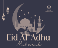 Blessed Eid Al Adha Facebook post Image Preview