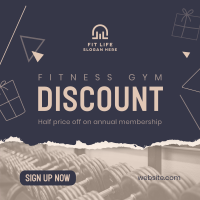 Christmas Gym Discount Instagram post Image Preview