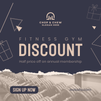 Christmas Gym Discount Instagram post Image Preview