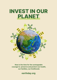 Invest In Our Planet Poster Design