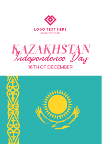 Ornamental Kazakhstan Day Flyer Image Preview