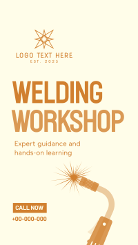 Welding Workshop Facebook Story Design