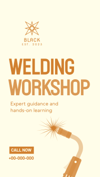 Welding Workshop Facebook Story Image Preview