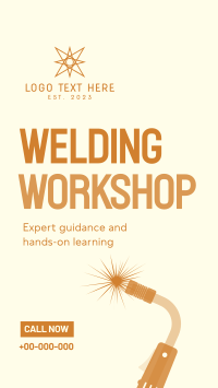 Welding Workshop Facebook Story Image Preview