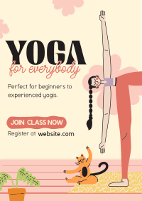 Join A Class Yoga Flyer Image Preview