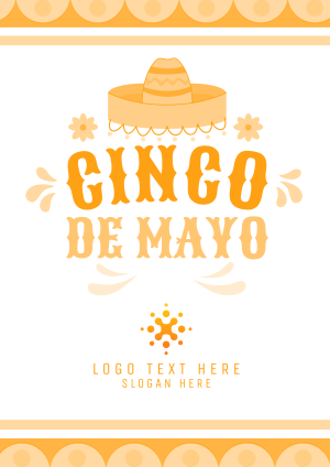 Colorful Hat in Cinco De Mayo Flyer Image Preview