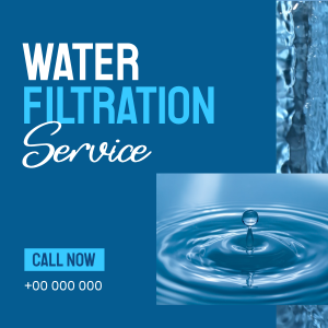 Water Filtration Service Instagram post Image Preview