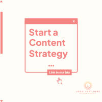 Content Strategy Linkedin Post Design