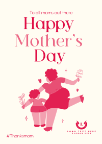 Happy Motherhood Poster Design