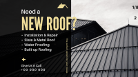Industrial Roofing Facebook Event Cover Design