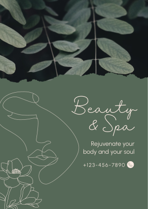 Beauty Spa Booking Flyer Image Preview
