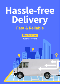 Reliable Delivery Service Flyer Design