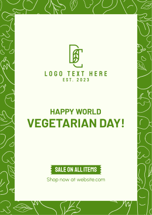 Vegetarian Day Flyer Image Preview