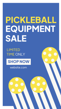 Mid-Century Pickleball Sale Instagram Reel Image Preview