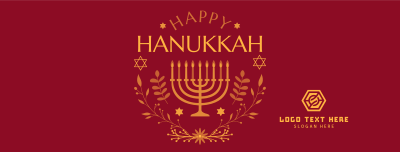 Happy Hanukkah Facebook cover Image Preview