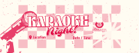 Pop Karaoke Night Facebook Cover Design