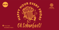 Happy Hour Mascot Facebook ad Image Preview