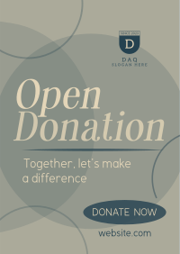 Together, Let's Donate Flyer Image Preview