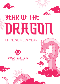 Chinese Dragon Zodiac Flyer Image Preview