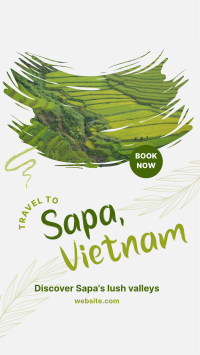 Sapa Vietnam Travel TikTok Video Design