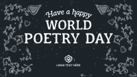 World Poetry Day Animation Image Preview