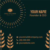 Harvest Season Business Card Design