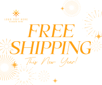 New Year Shipping Facebook Post Design