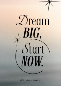 Dream Big Today Flyer Image Preview