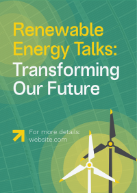 Renewable Energy Talks Flyer Preview