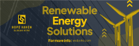 Renewable Energy Solutions Twitter header (cover) Image Preview