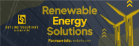 Renewable Energy Solutions Twitter Header Image Preview