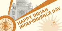 Indian Flag Independence Twitter Post Design