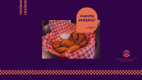 Chicken Checkered Facebook Event Cover Design