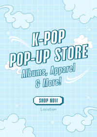 Kpop Pop-Up Store Poster Image Preview