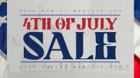 Minimalist 4th of July Sale Animation Preview