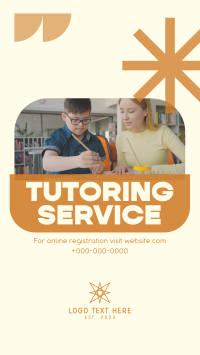 Kids Tutoring Service Facebook story Image Preview