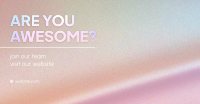 Are You Awesome? Facebook ad Image Preview