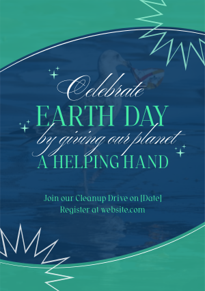 Mother Earth Cleanup Drive Flyer Image Preview