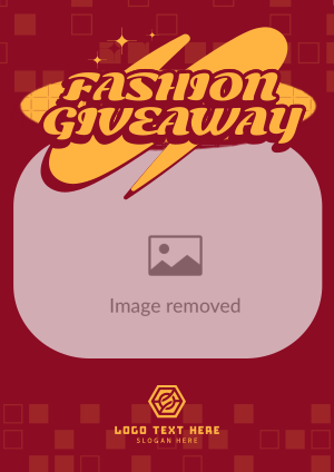 Y2K Fashion Brand Giveaway Flyer Image Preview
