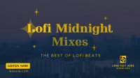 Lofi Midnight Music Animation Design