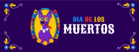 Day of the Dead Chupacabra Facebook cover Image Preview