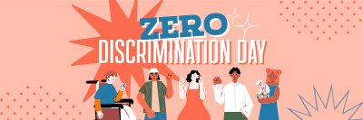 Zero Discrimination Advocacy Twitter header (cover) Image Preview
