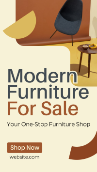 Modern Furniture Store Instagram reel Image Preview