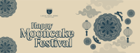 Happy Mooncake Festival Facebook Cover Design