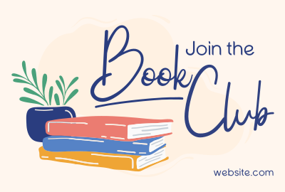 Book Lovers Club Pinterest board cover Image Preview