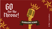 Karaoke King Zoom Background Image Preview