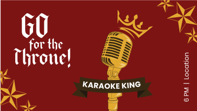 Karaoke King Zoom background Image Preview